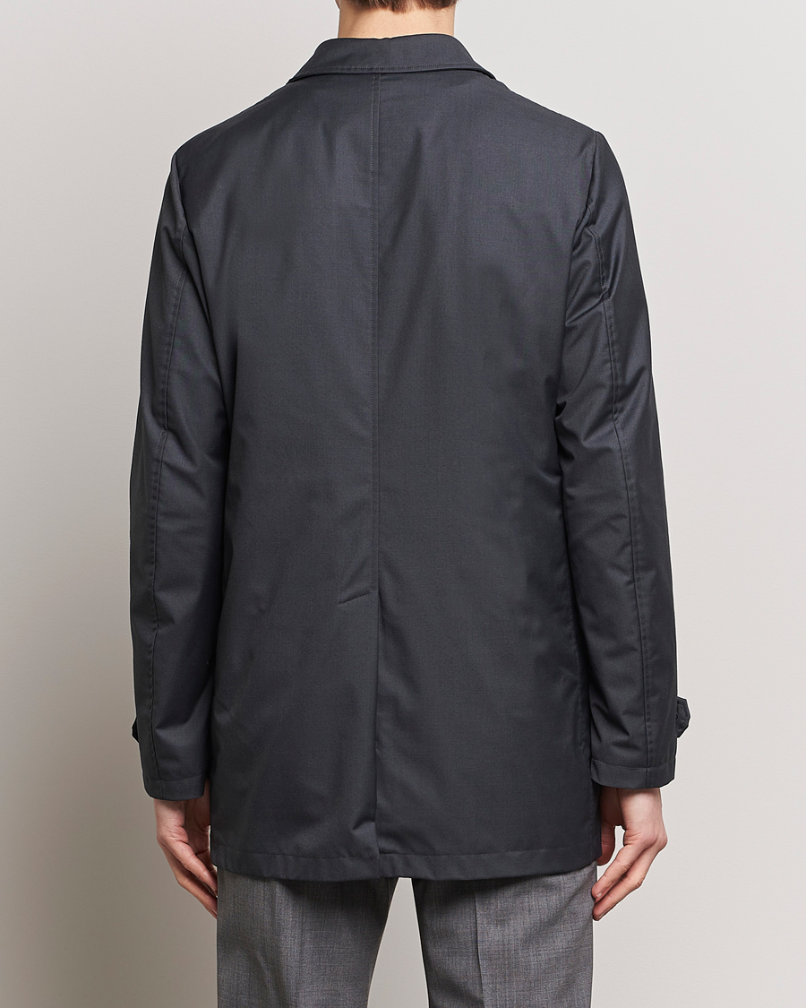 Mies | Takit | MooRER | Waterproof Detachable Liner Tech Coat Dark Grey