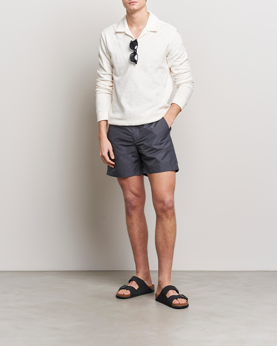 Mies | Uimahousut | Orlebar Brown | Bulldog Drawcord Swimshorts Piranha Grey