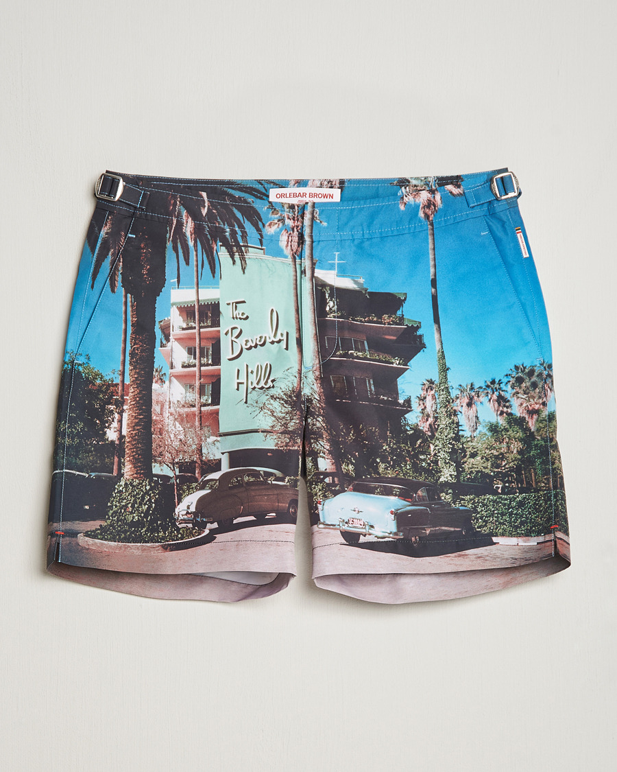 Mies | Uimahousut | Orlebar Brown | Bulldog Photographic Swimshorts Beverly Hills
