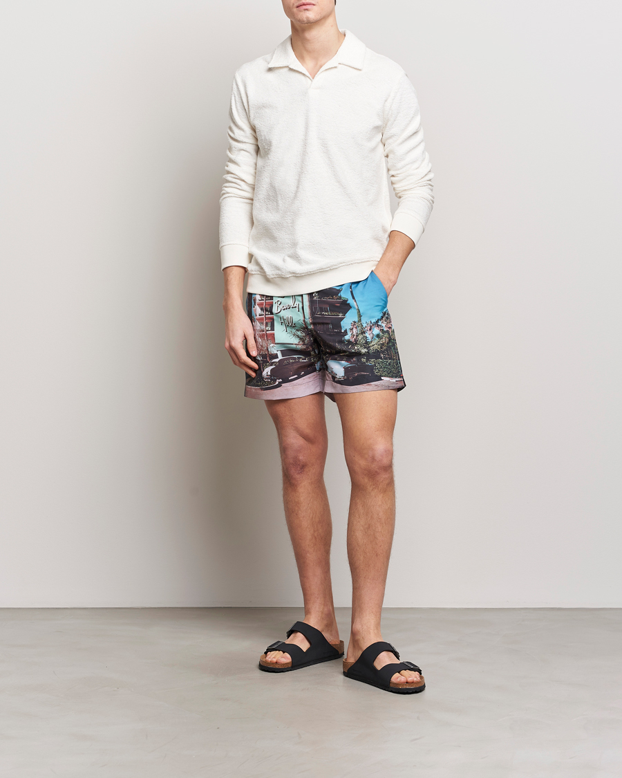 Mies | Uimahousut | Orlebar Brown | Bulldog Photographic Swimshorts Beverly Hills
