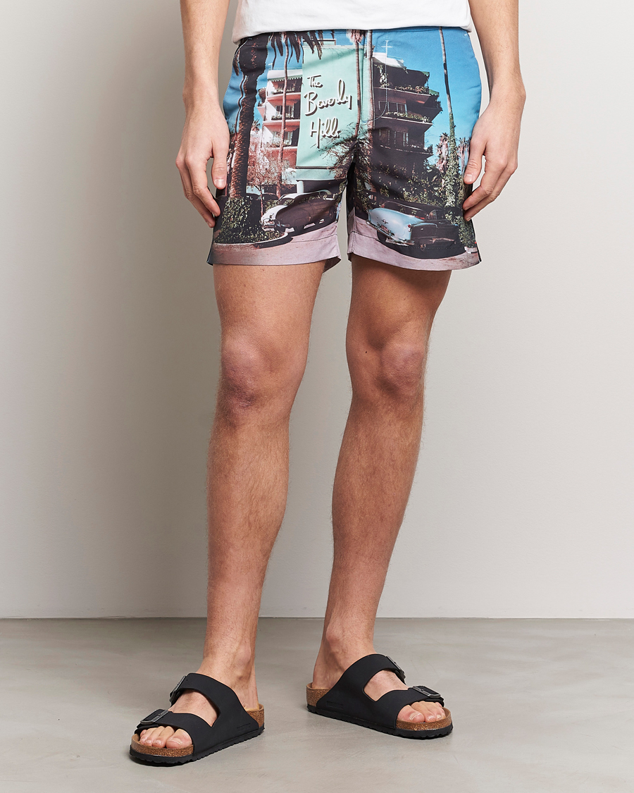 Mies | Uimahousut | Orlebar Brown | Bulldog Photographic Swimshorts Beverly Hills