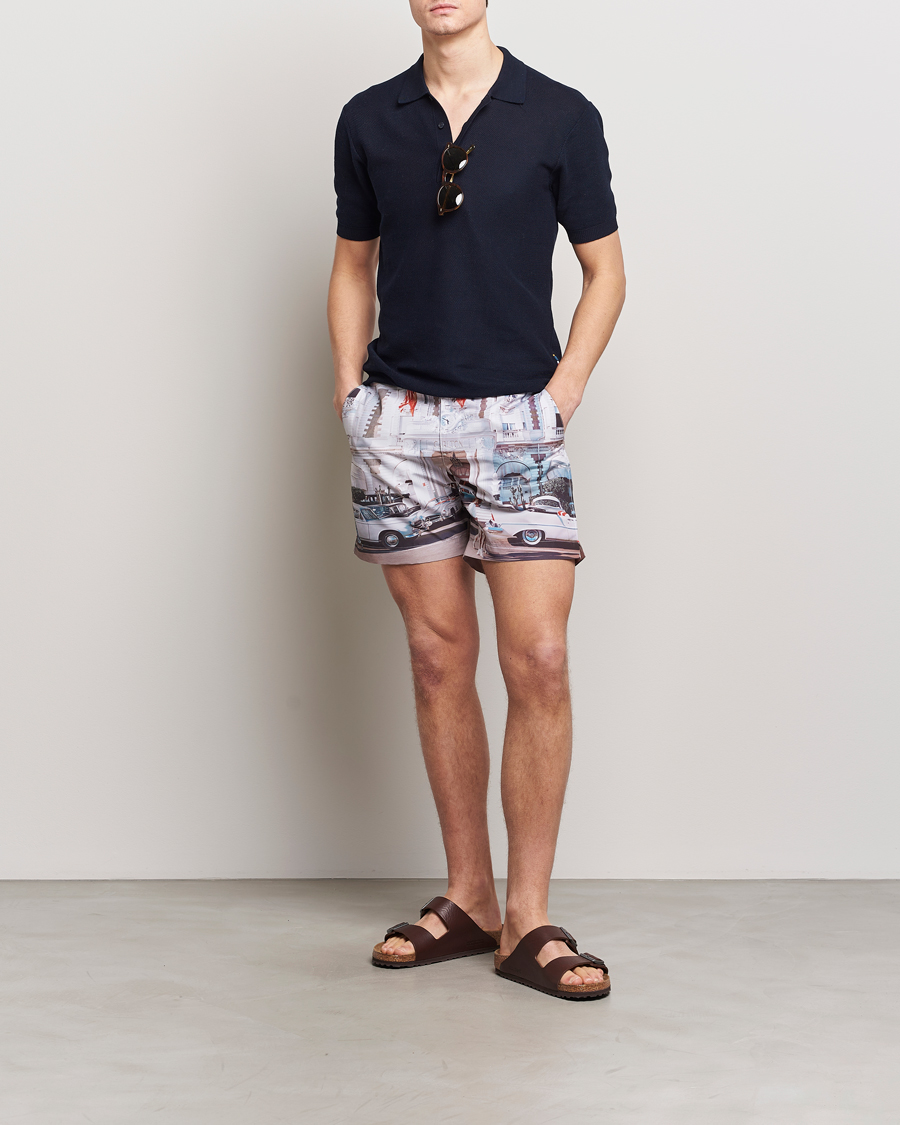 Mies | Uimahousut | Orlebar Brown | Bulldog Photographic Swimshorts Carlton Cannes