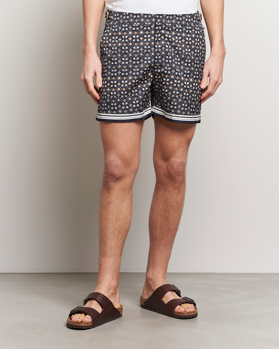 Mies | Uimahousut | Orlebar Brown | Bulldog Fiore Swimshorts Night Iris