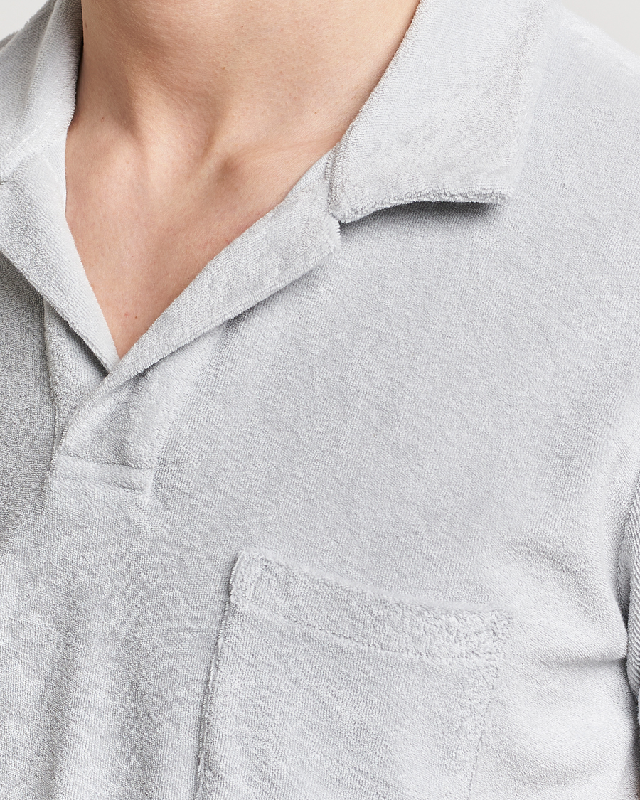 Mies | Pikeet | Orlebar Brown | Terry Polo White Jade