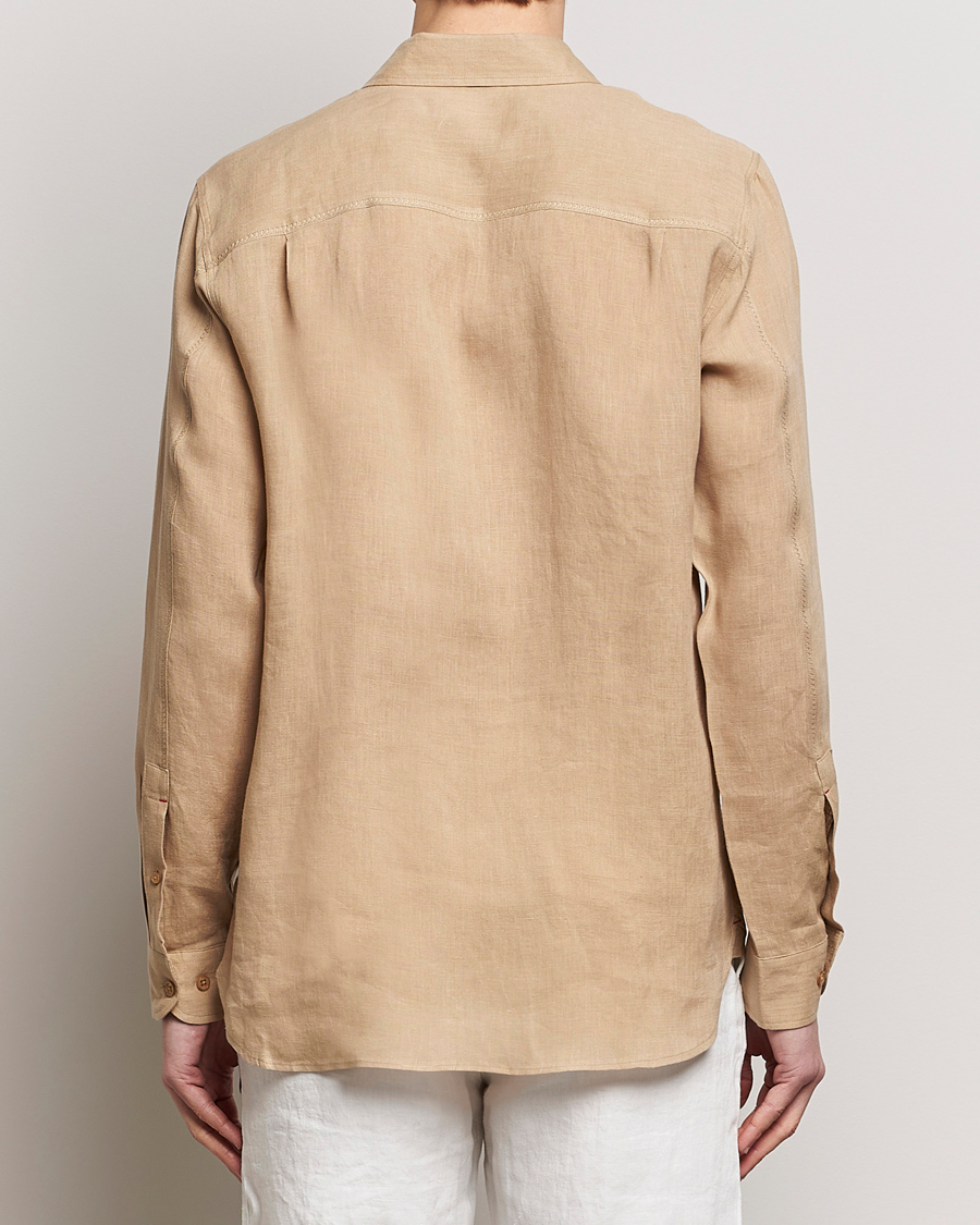 Mies | Kauluspaidat | Orlebar Brown | Justin Linen Shirt Biscuit