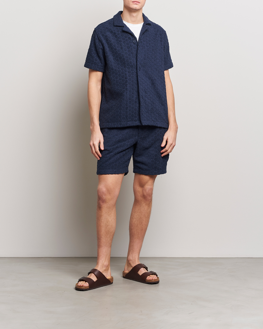 Mies | Shortsit | Orlebar Brown | Trevorne Atom Towelling Shorts Night Iris