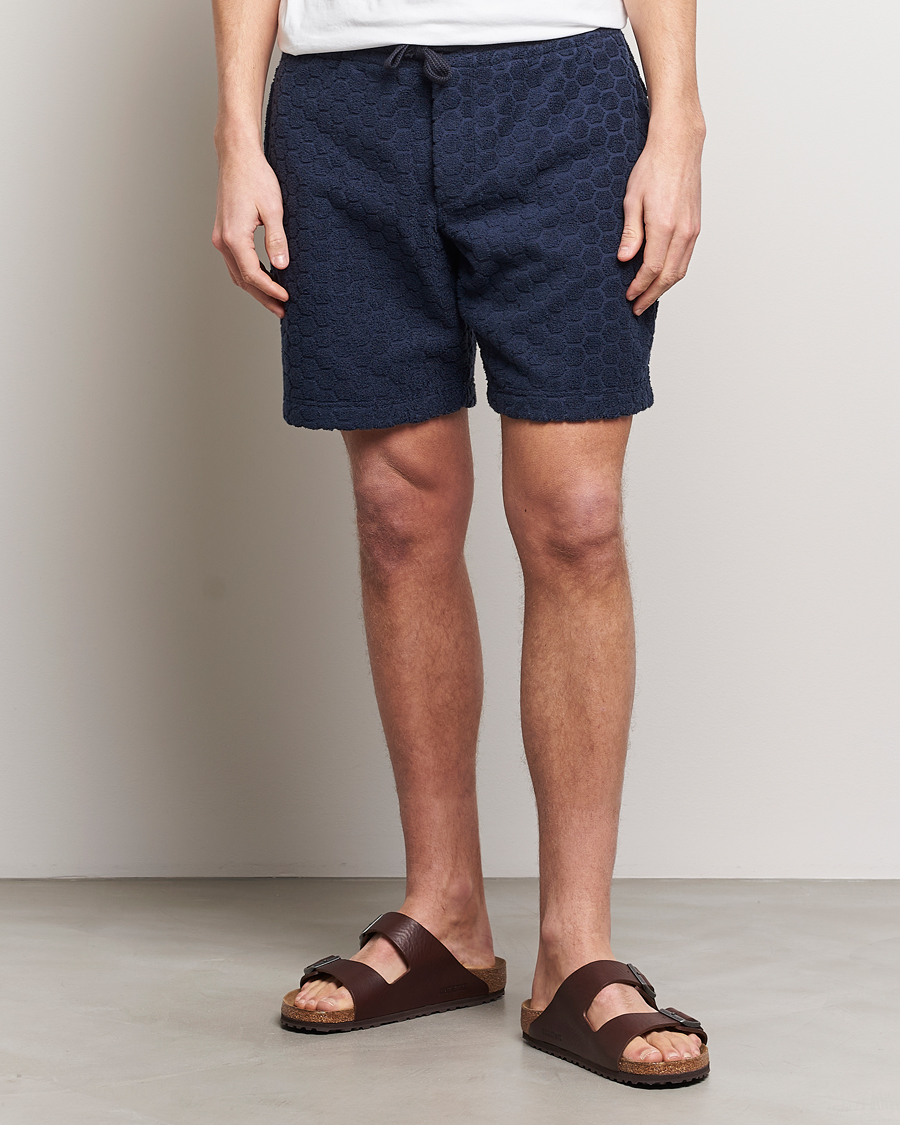 Mies | Shortsit | Orlebar Brown | Trevorne Atom Towelling Shorts Night Iris