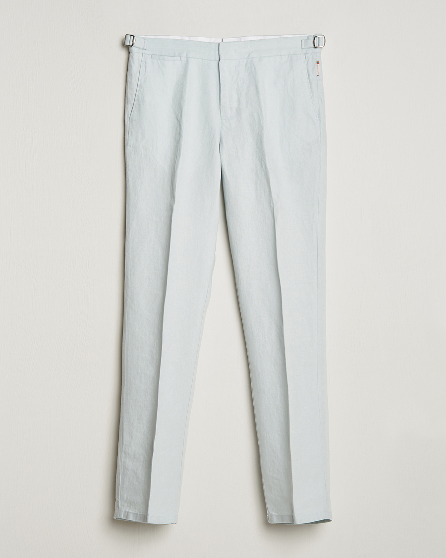 Mies | Housut | Orlebar Brown | Griffon Linen Trousers White Jade