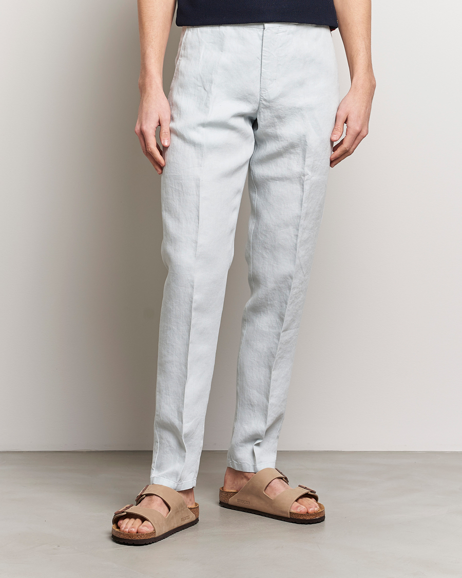 Mies | Housut | Orlebar Brown | Griffon Linen Trousers White Jade
