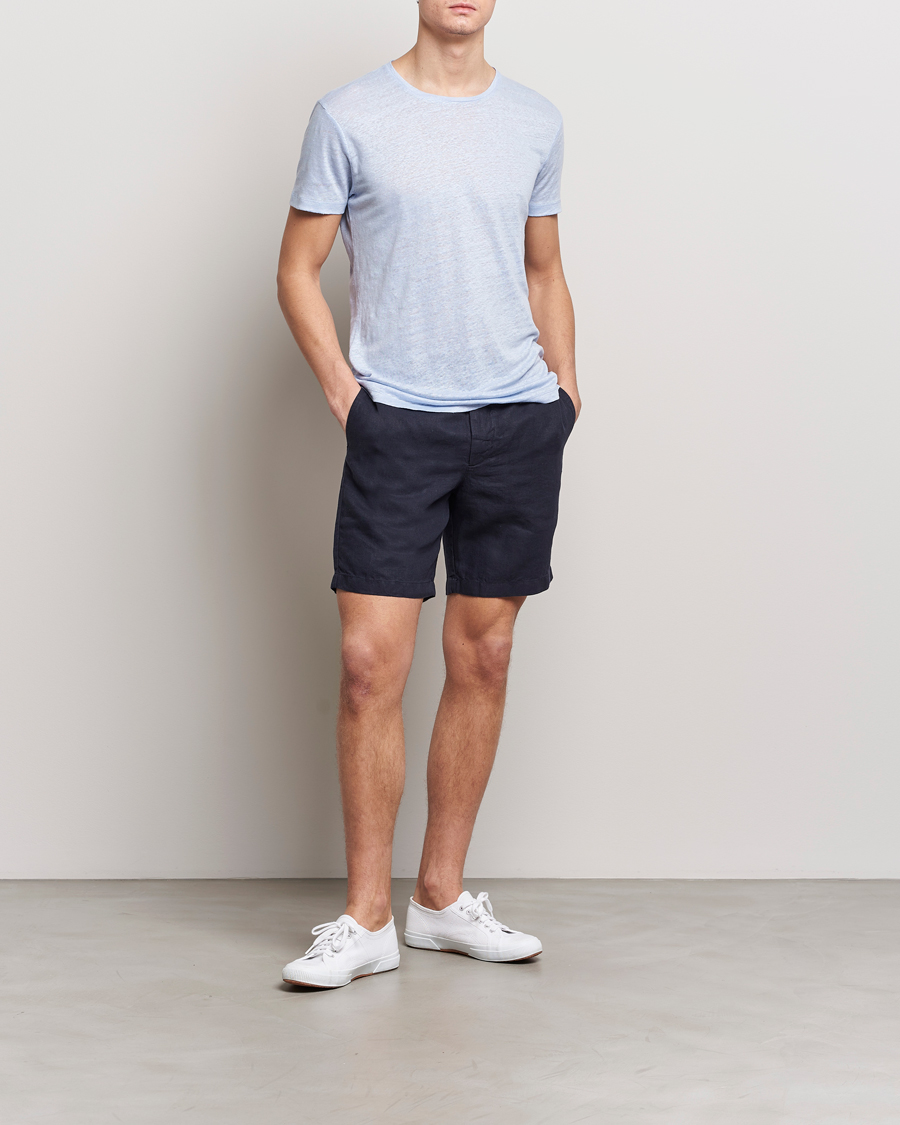Mies | Shortsit | Orlebar Brown | Cornell Linen Shorts Night Iris