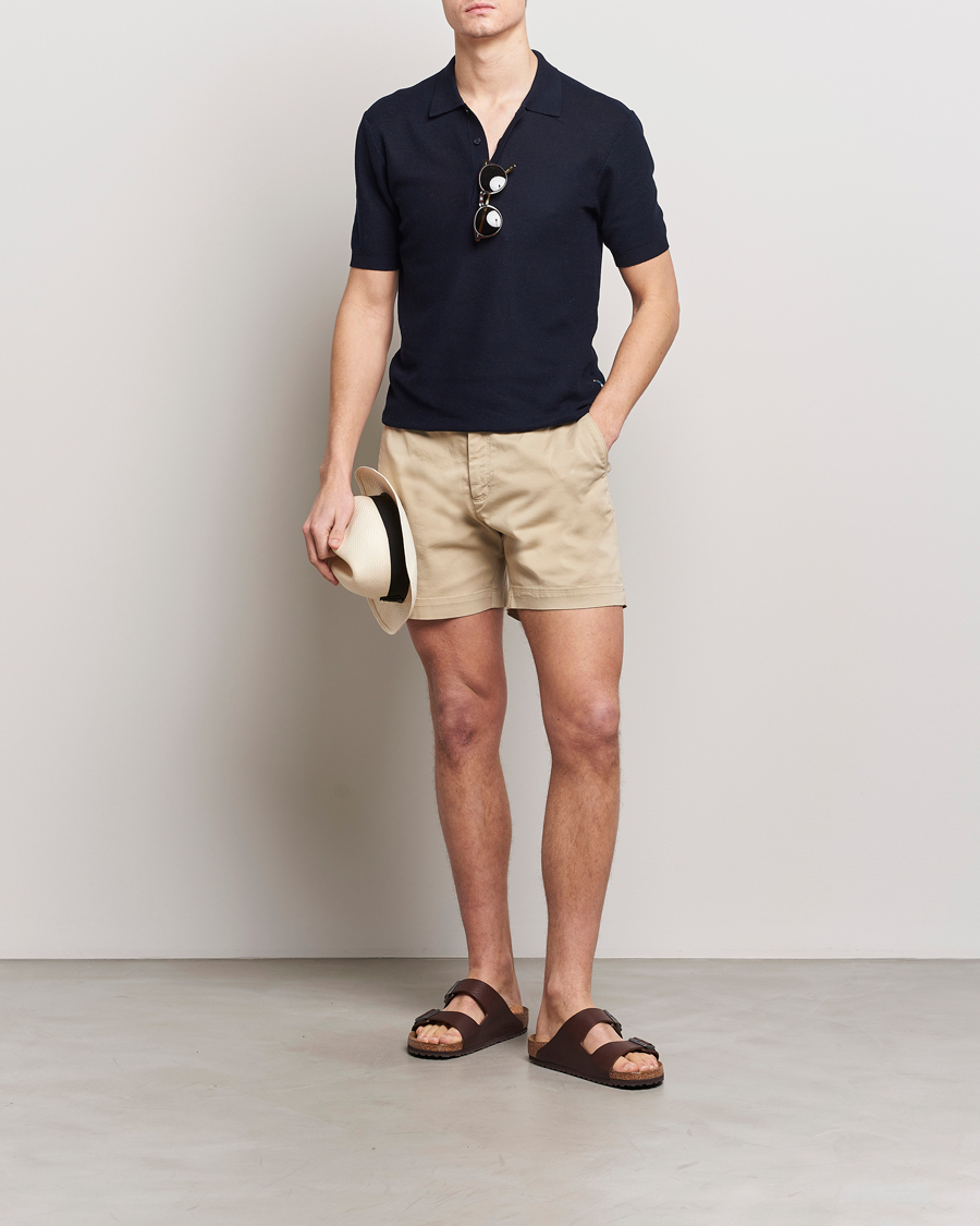 Mies | Housut | Orlebar Brown | Bulldog Cotton Stretch Twill Shorts Sanddune