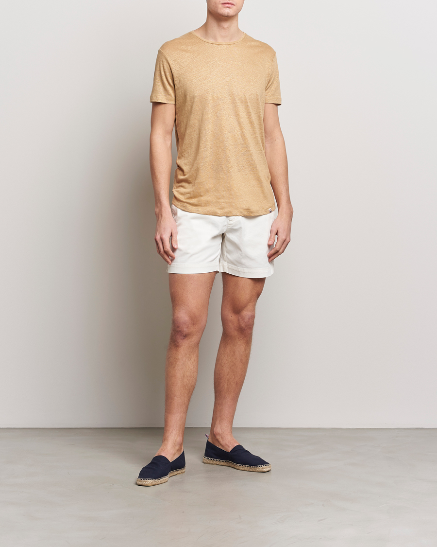 Mies | Housut | Orlebar Brown | Bulldog Cotton Stretch Twill Shorts Sea Mist