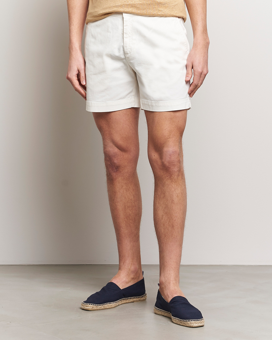 Mies | Housut | Orlebar Brown | Bulldog Cotton Stretch Twill Shorts Sea Mist