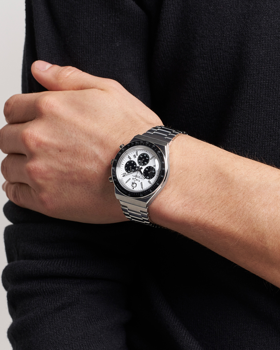 Mies | Timex Q Timex Chronograph 40mm White Dial | Timex | Q Chronograph 40mm White Dial