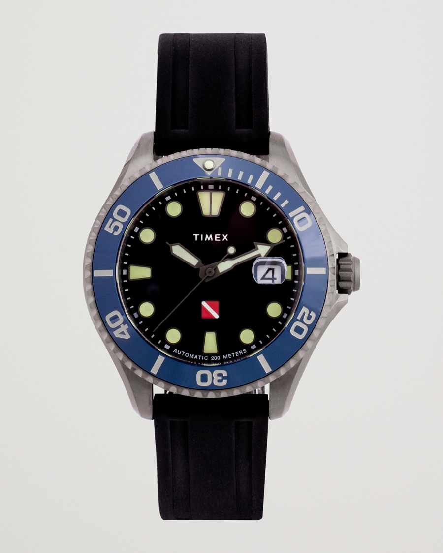 Mies | Timex Deep Water Tiburón Automatic 44mm Black Dial | Timex | Deep Water Tiburón Automatic 44mm Black Dial