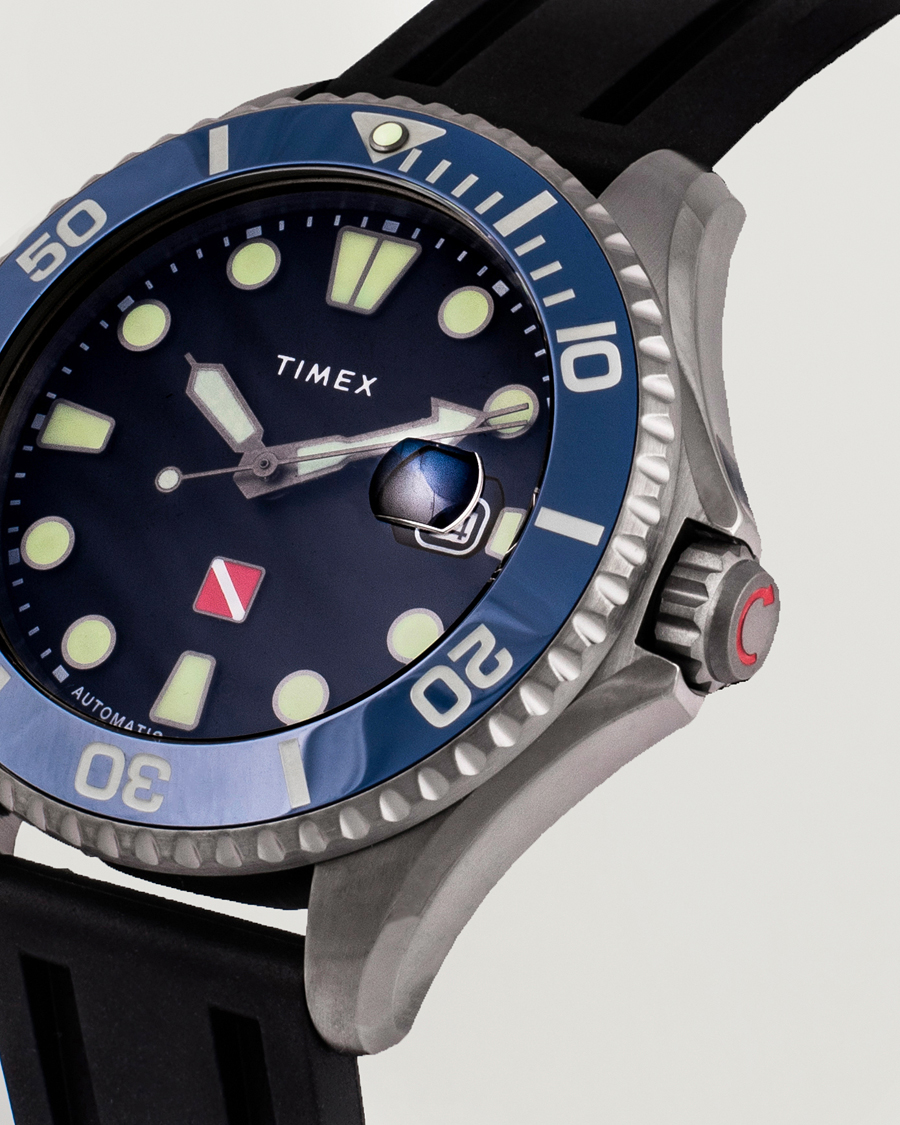 Mies | Timex Deep Water Tiburón Automatic 44mm Black Dial | Timex | Deep Water Tiburón Automatic 44mm Black Dial