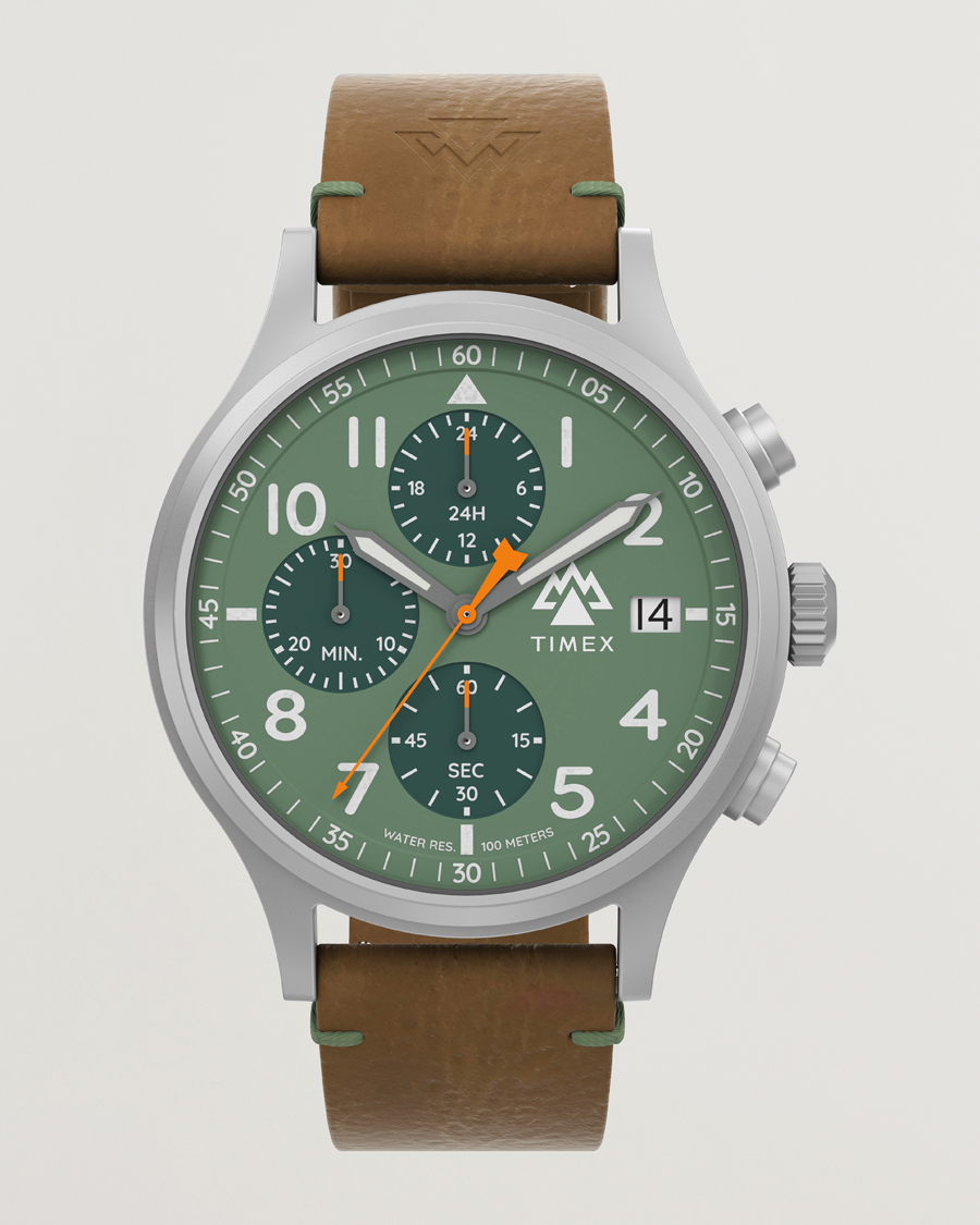 Mies | Timex Expedition North Sierra Chronograph 42mm Green Dial | Timex | Expedition North Sierra Chronograph 42mm Green Dial