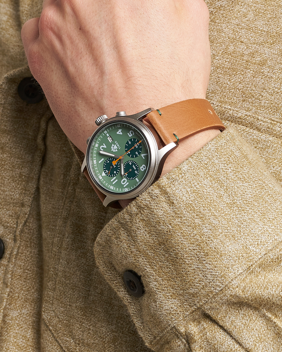 Mies | Timex Expedition North Sierra Chronograph 42mm Green Dial | Timex | Expedition North Sierra Chronograph 42mm Green Dial
