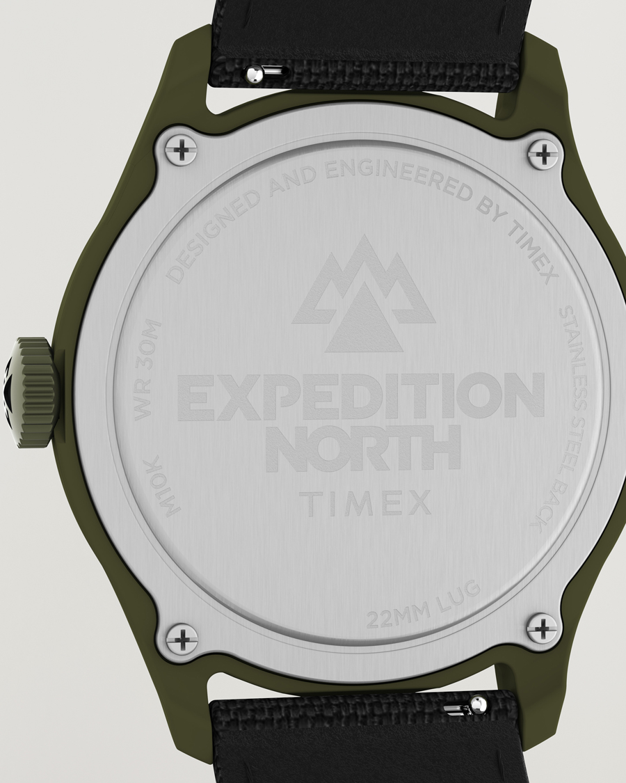 Mies | Tekstiiliranneke | Timex | Expedition North Traprock Quartz 43mm Black Dial