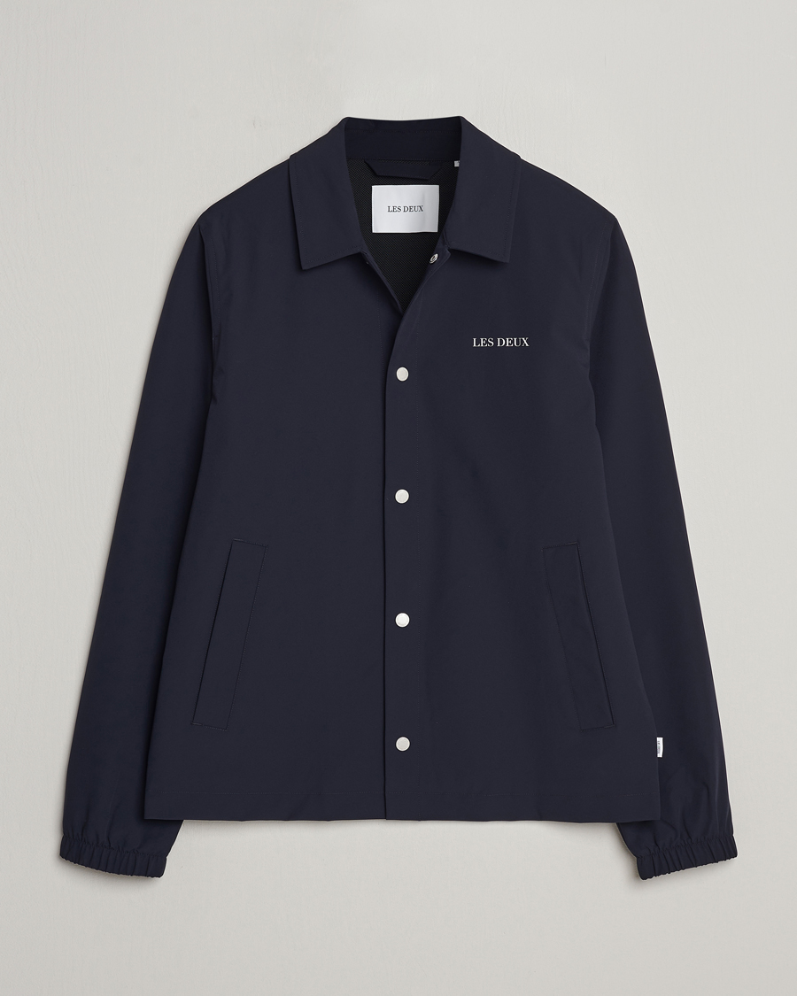 Mies | Takit | LES DEUX | Idris Coach Jacket Dark Navy