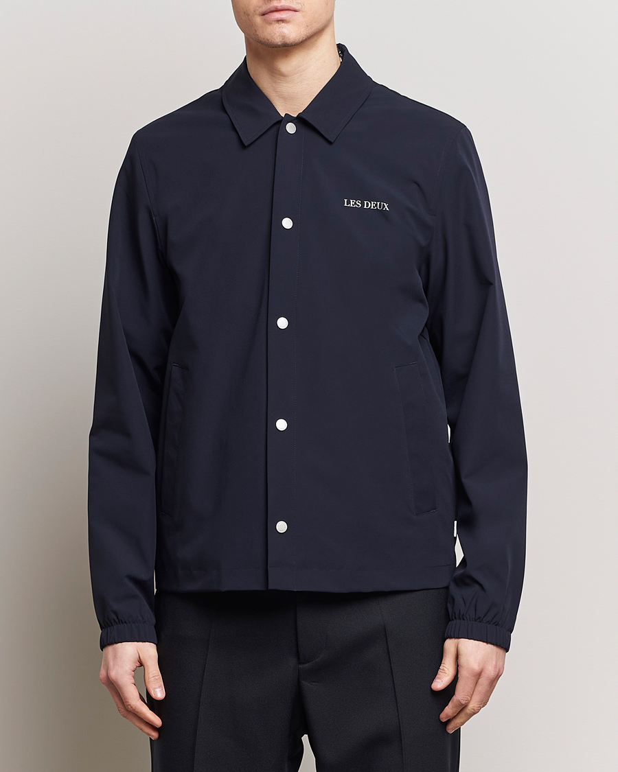 Mies | Takit | LES DEUX | Idris Coach Jacket Dark Navy