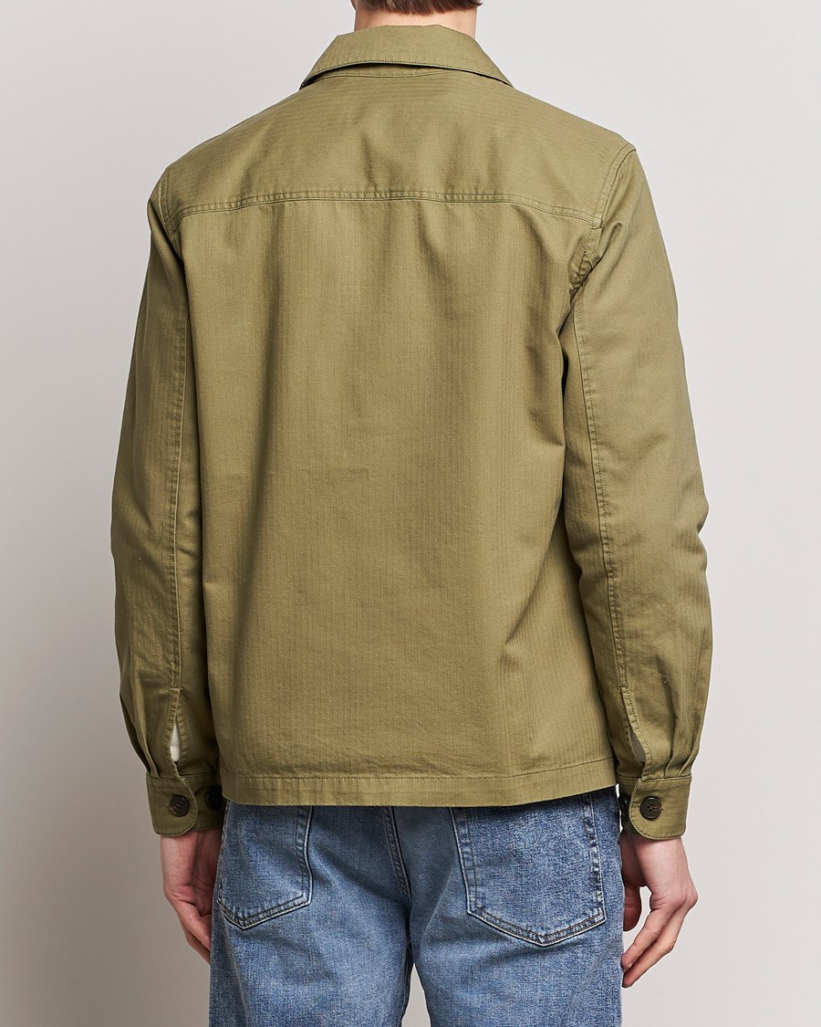 Mies | Kauluspaidat | LES DEUX | Lester Fatigue Shirt Surplus Green