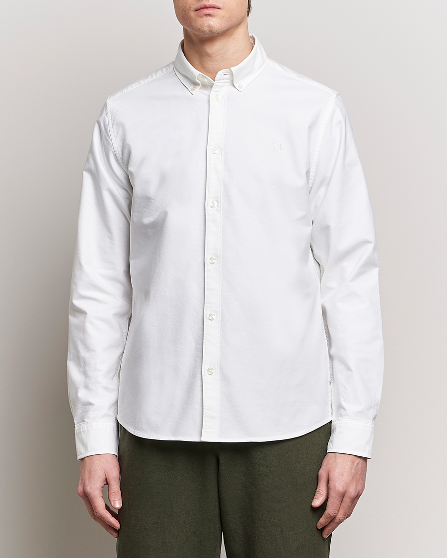 Mies | Wardrobe Basics | LES DEUX | Kristian Oxford Shirt White