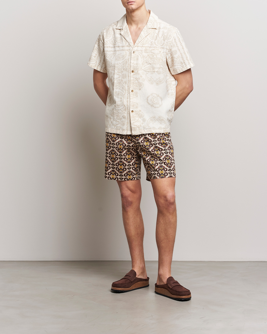 Mies | Shortsit | LES DEUX | Hendrix Printed Shorts Light Sand