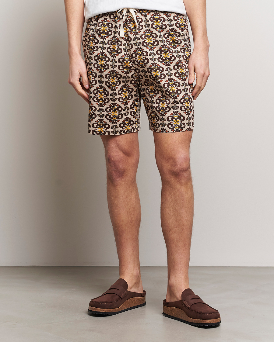 Mies | Shortsit | LES DEUX | Hendrix Printed Shorts Light Sand