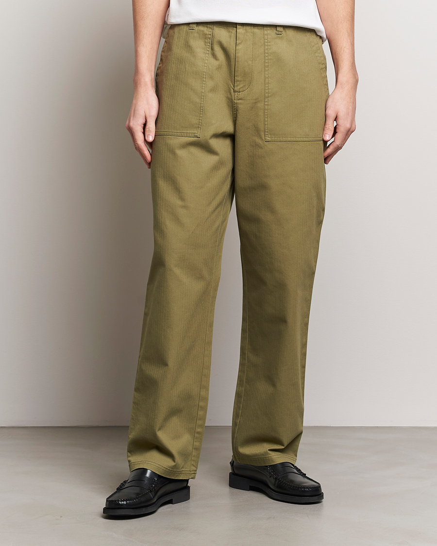 Mies | Housut | LES DEUX | Lester Fatigue Pants Surplus Green