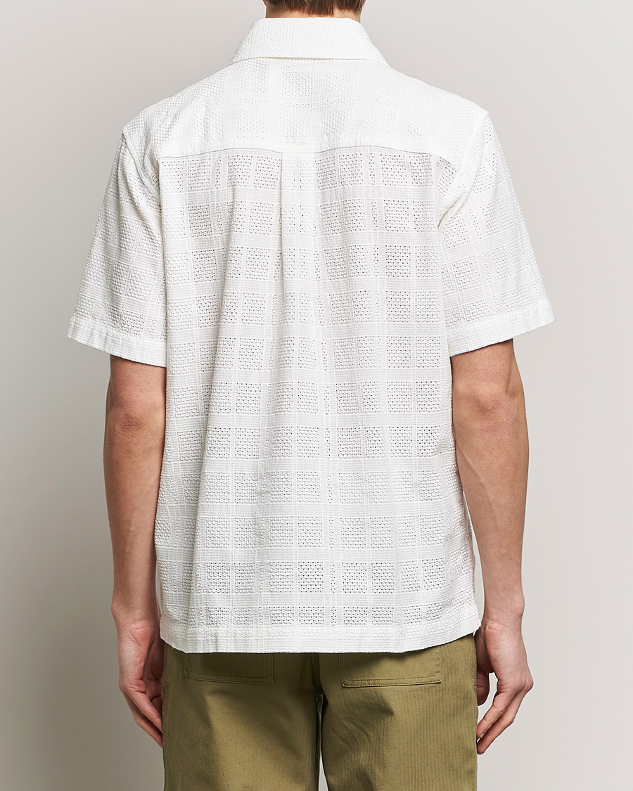Mies | Kauluspaidat | LES DEUX | Charlie Short Sleeve Shirt Light Ivory