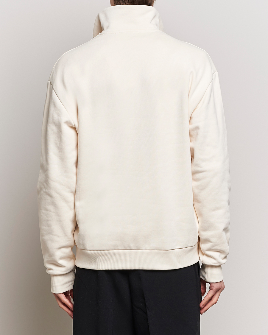 Mies | Puserot | LES DEUX | Crew Half Zip Sweatshirt Light Ivory