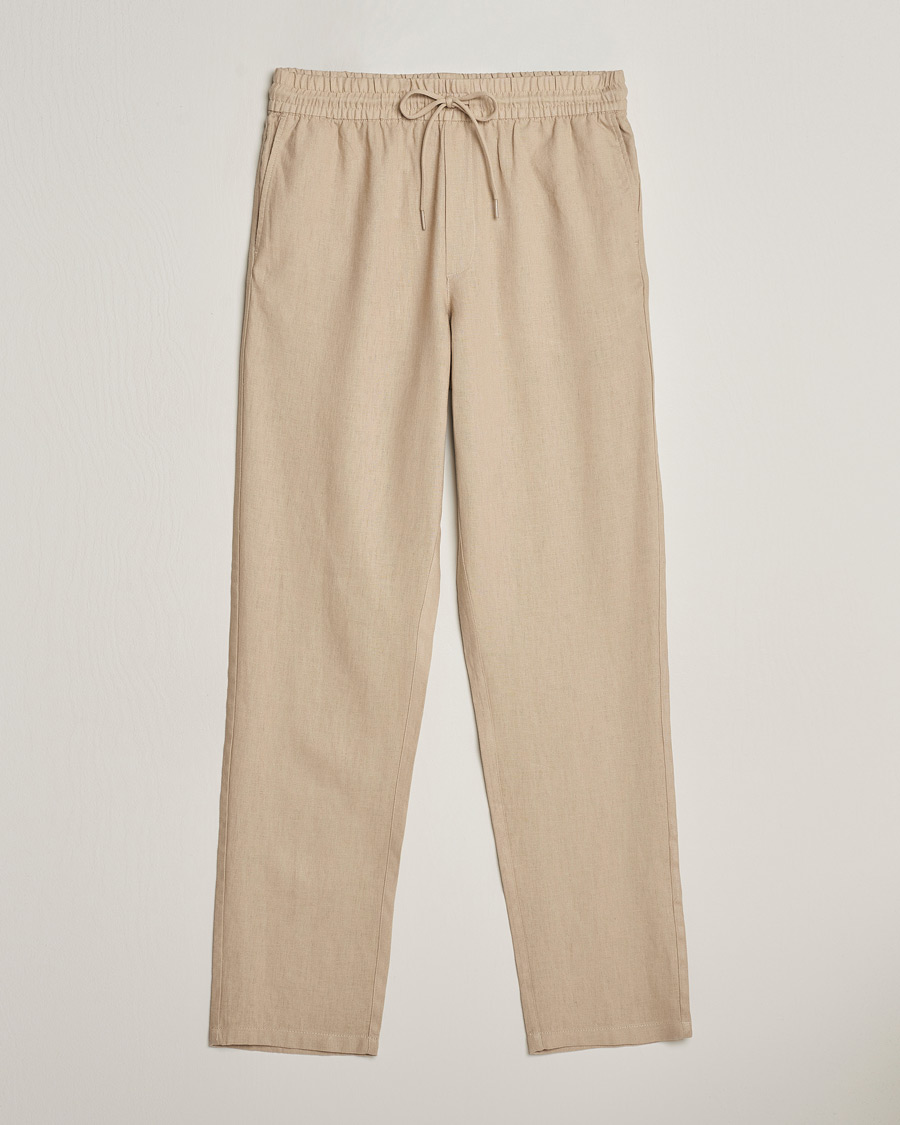 Mies | Housut | LES DEUX | Patrick Linen Pants Light Desert Sand