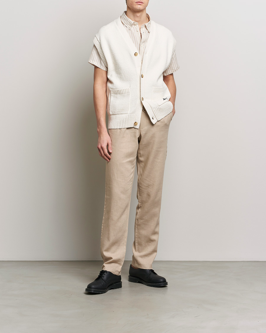 Mies | Housut | LES DEUX | Patrick Linen Pants Light Desert Sand