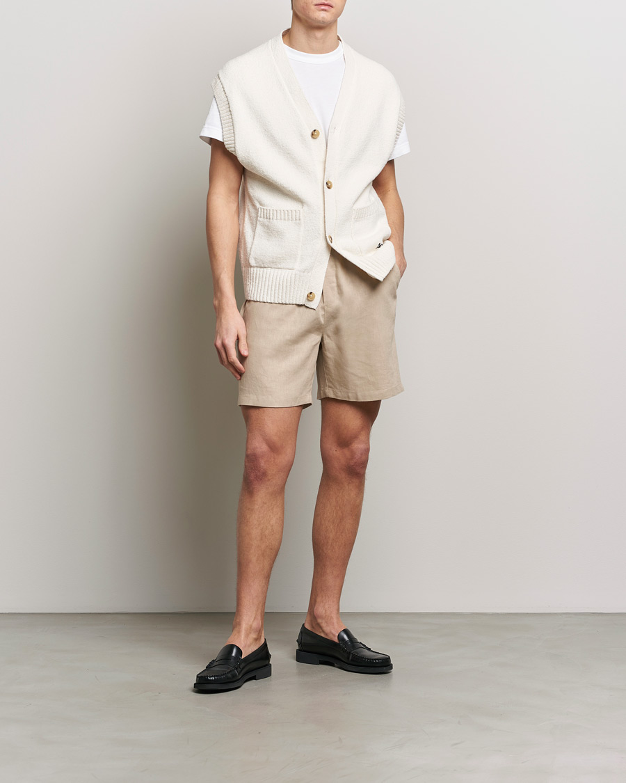 Mies | Shortsit | LES DEUX | Otto Linen Shorts Light Desert Sand