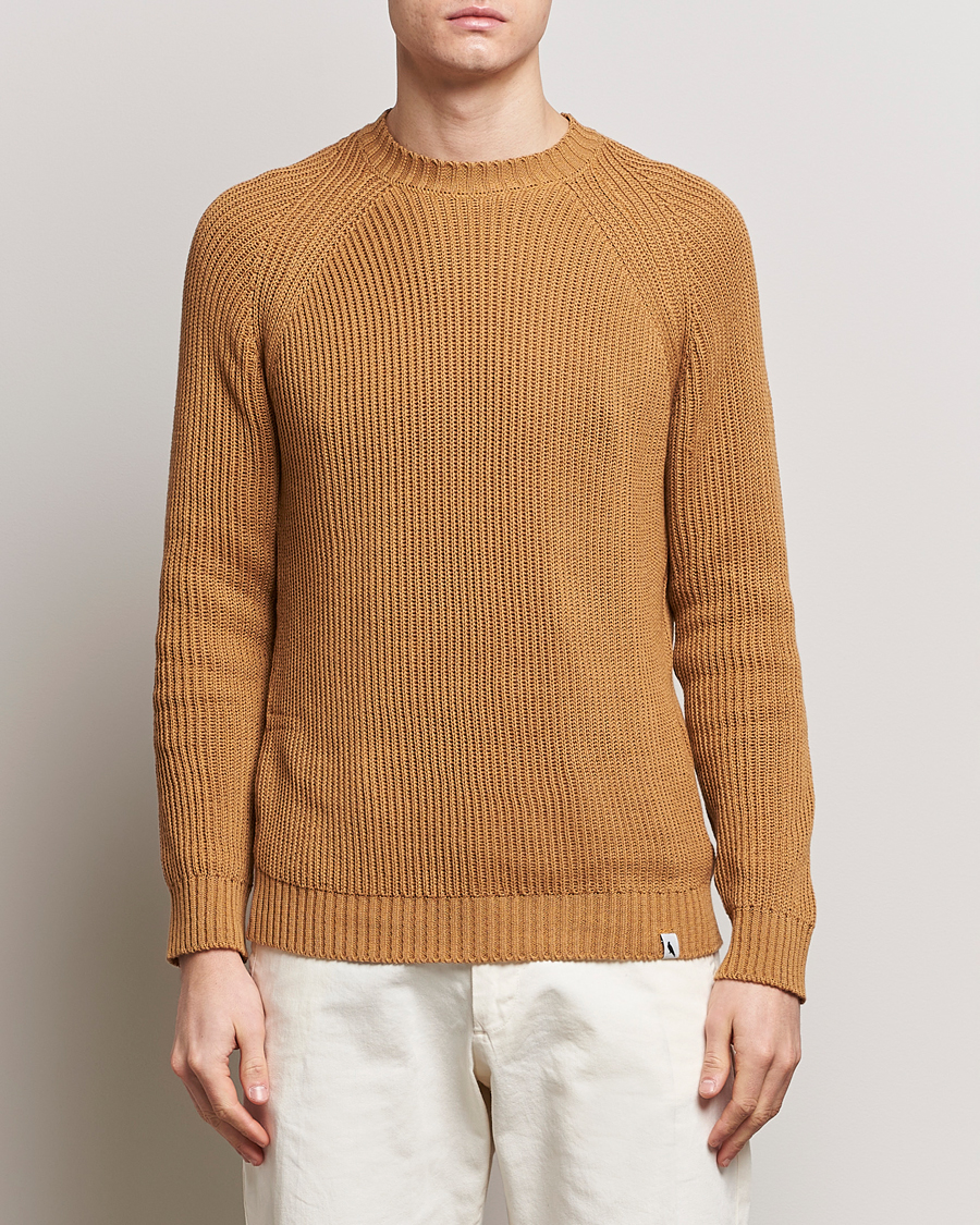Mies |  | Peregrine | Harry Organic Cotton Sweater Amber