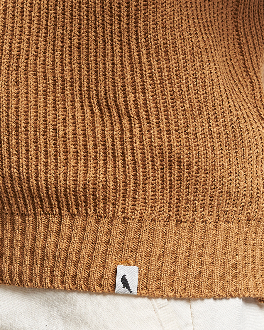 Mies | Puserot | Peregrine | Harry Organic Cotton Sweater Amber