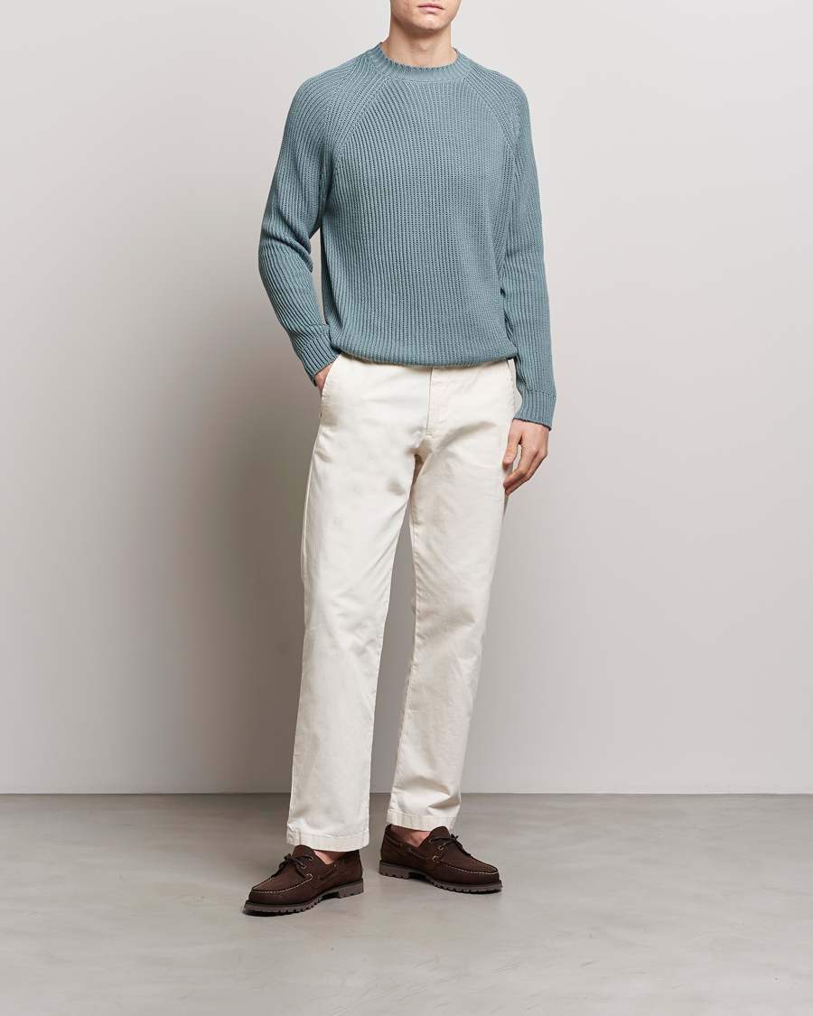 Mies | Puserot | Peregrine | Harry Organic Cotton Sweater Lovat