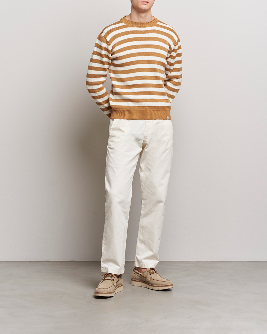 Mies | Puserot | Peregrine | Richmond Organic Cotton Sweater Amber