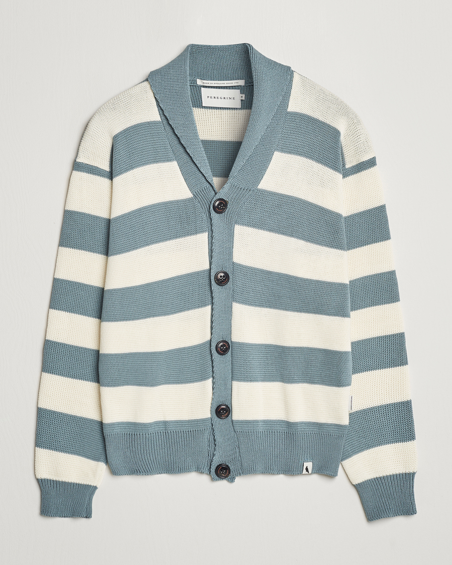 Mies | Puserot | Peregrine | Richmond Organic Cotton Cardigan Lovat
