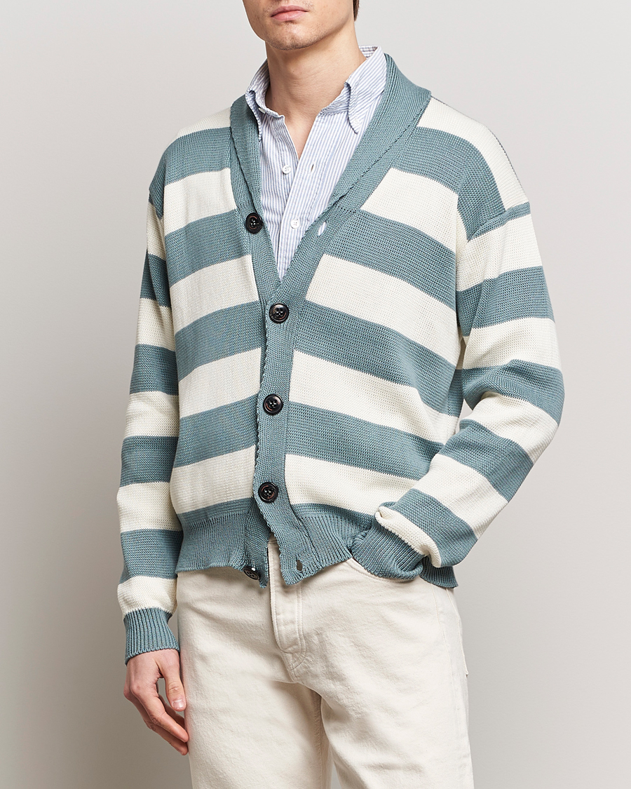 Mies | Puserot | Peregrine | Richmond Organic Cotton Cardigan Lovat