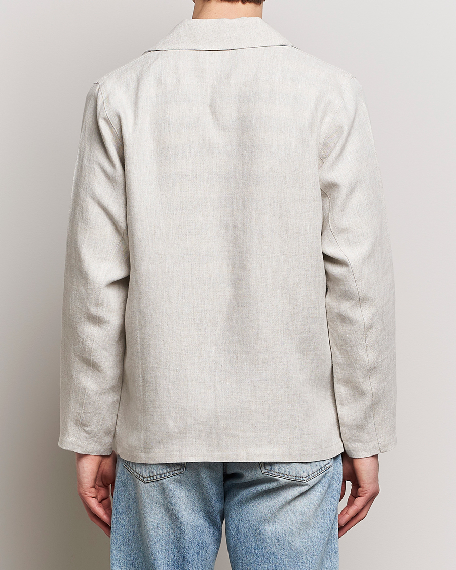 Mies | Kauluspaidat | Peregrine | Grange Linen Shacket Natural