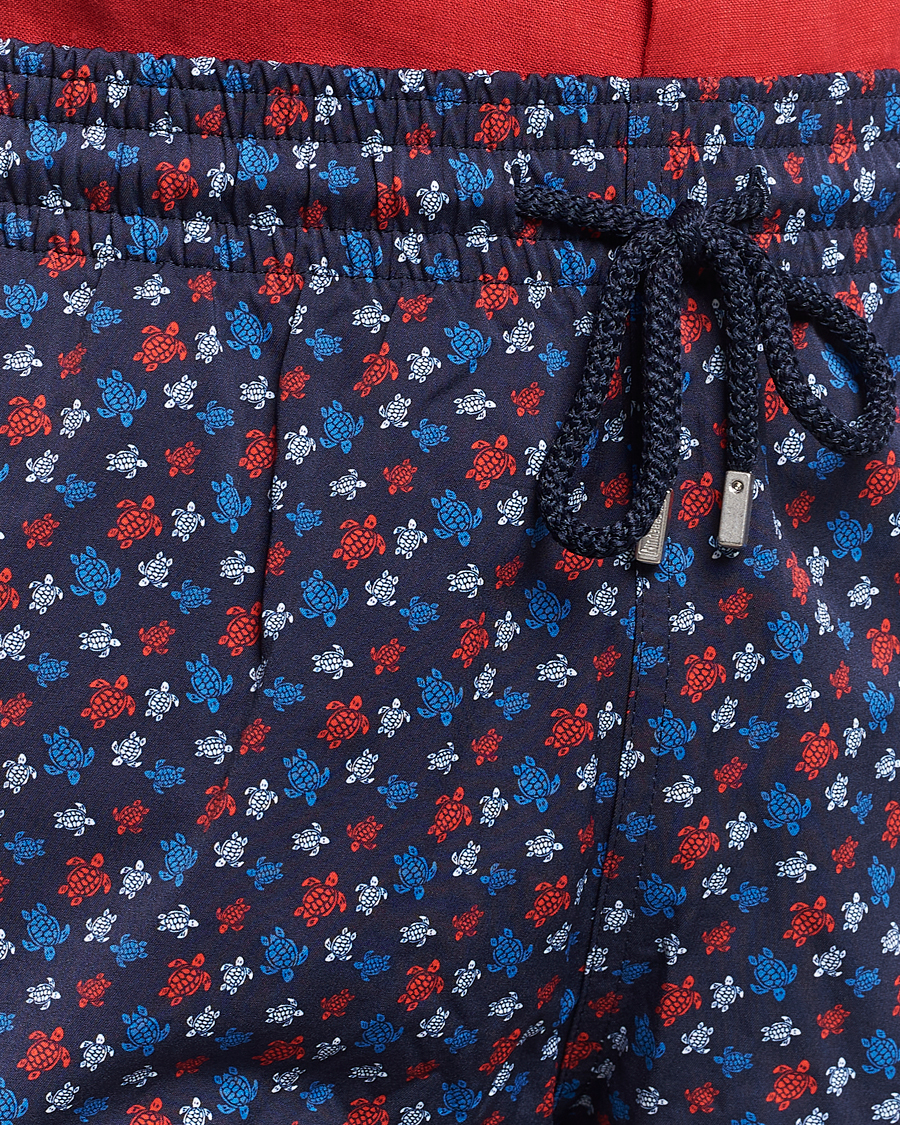 Mies | Uimahousut | Vilebrequin | Moorea Printed Swimshorts Bleu Marine