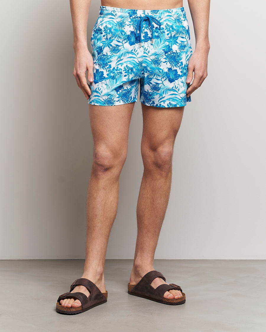 Mies | Vaatteet | Vilebrequin | Moorise Printed Swimshorts Blanc
