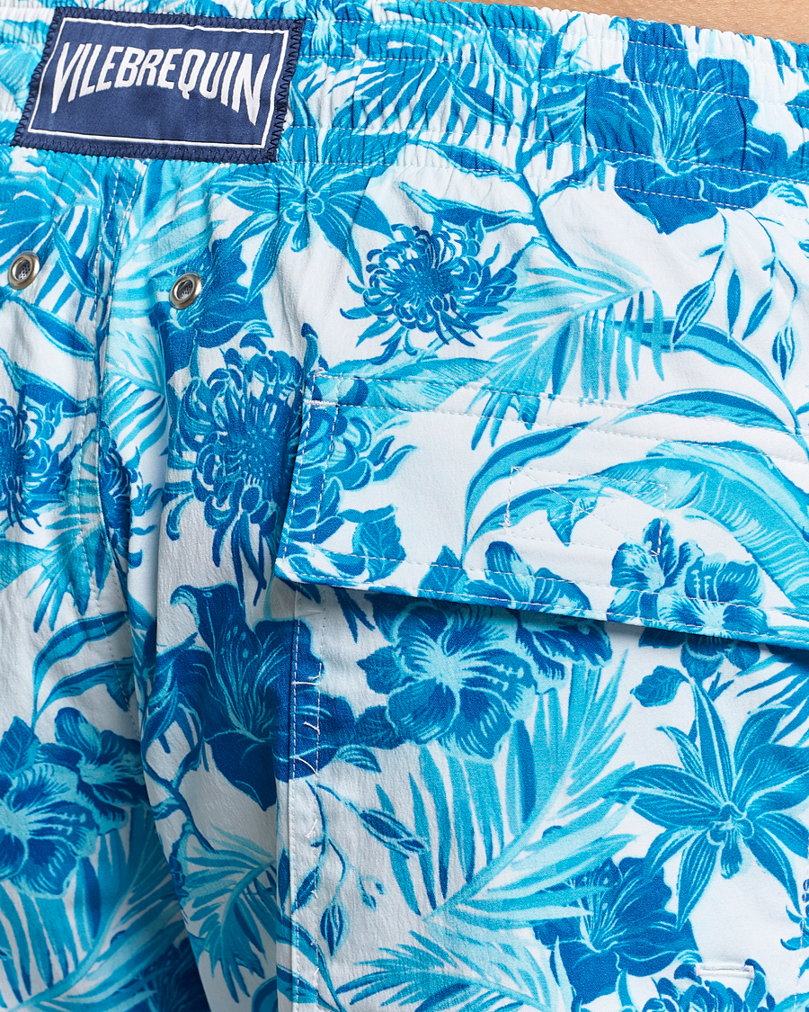 Mies | Uimahousut | Vilebrequin | Moorise Printed Swimshorts Blanc