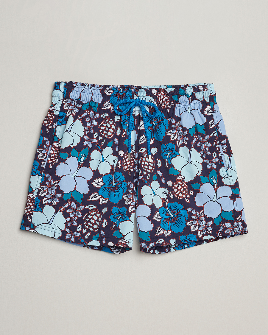 Mies | Uimahousut | Vilebrequin | Moorise Printed Swimshorts Minuit