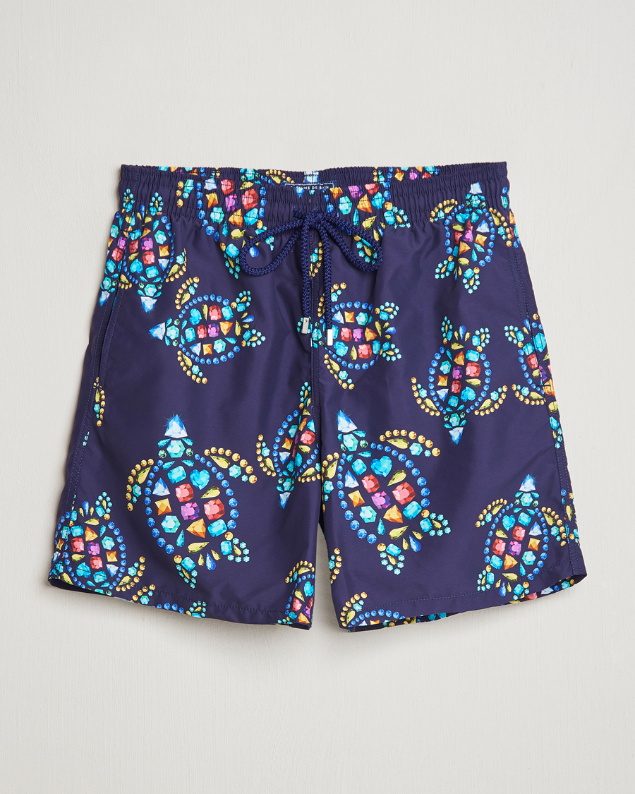 Mies | Uimahousut | Vilebrequin | Moorea Printed Swimshorts Minuit