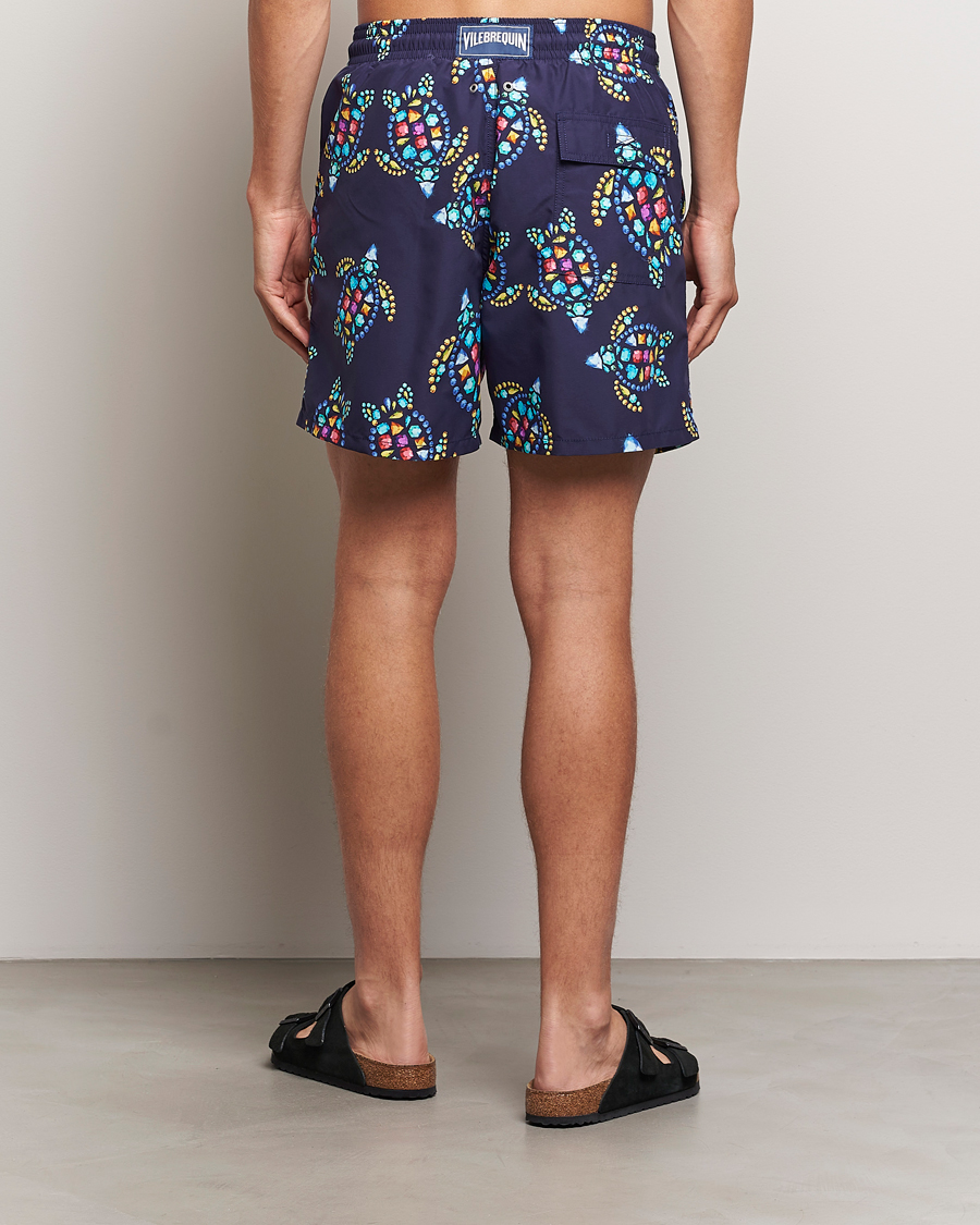 Mies | Uimahousut | Vilebrequin | Moorea Printed Swimshorts Minuit