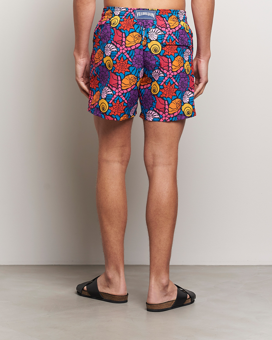 Mies | Uimahousut | Vilebrequin | Moorea Printed Swimshorts Bleu Marine