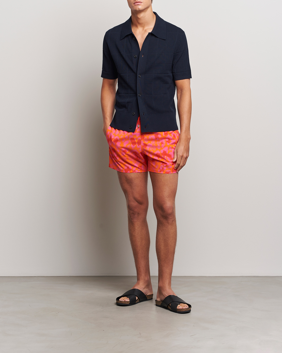 Mies | Uimahousut | Vilebrequin | Moorise Printed Swimshorts Abricot